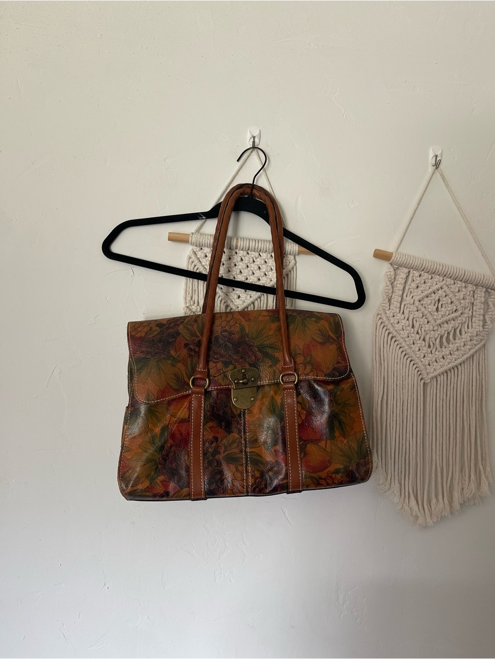 Patricia Nash Fruit Print Leather Bag - Picture 1 of 13